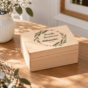 Personalizowane pudełko prezentowe na Bierzmowanie 30x20x13,5 cm