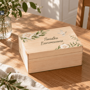 Personalizowane pudełko prezentowe na Bierzmowanie 30x20x13,5 cm