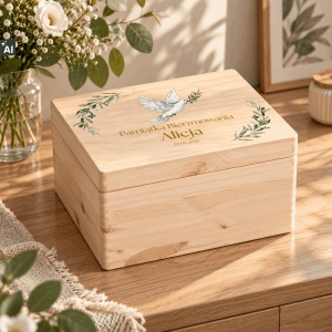 Personalizowane pudełko prezentowe na Bierzmowanie 40x30x23 cm