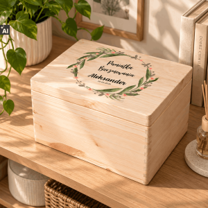 Personalizowane pudełko prezentowe na Bierzmowanie 40x30x23 cm