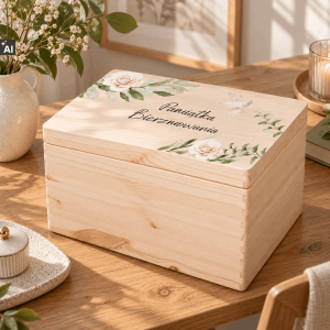 Personalizowane pudełko prezentowe na Bierzmowanie 40x30x23 cm
