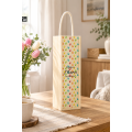 Personalizowana skrzynka drewniana na wino z nadrukiem UV 10x11x35cm