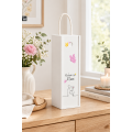 Personalizowana skrzynka drewniana na wino z nadrukiem UV 10x11x35cm
