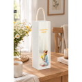 Personalizowana skrzynka drewniana na wino z nadrukiem UV 10x11x35cm
