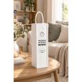 Personalizowana skrzynka drewniana na wino z nadrukiem UV 10x11x35cm
