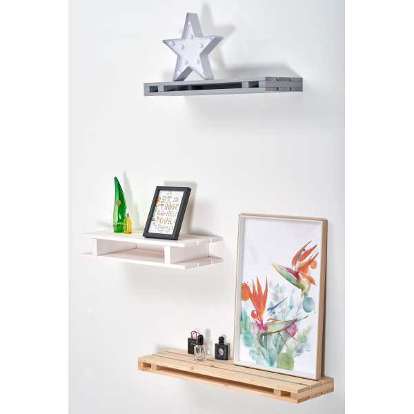 Półka ścienna paleta  60x23,5x10 cm