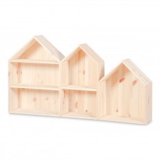 Półka domek drewniany II 22x12x41