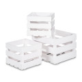 Skrzynka derwniana listewkowa 30x30x25  /592501 Signal white