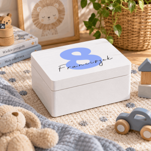 Personalizowana skrzynka dla dziecka na urodziny 20x15x10 cm