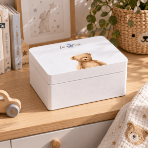Personalizowana skrzynka dla dziecka na urodziny 20x15x10 cm