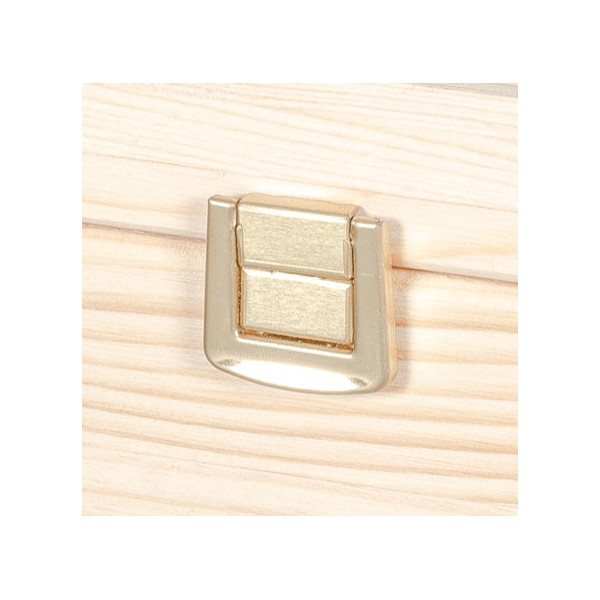 Herbaciarka drewniana 28x16x8,5 cm Żółta