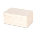 Drewniana skrzynka dekoracyjna 30x20x13,5 cm bez uchwytów z deklem sklejkowym