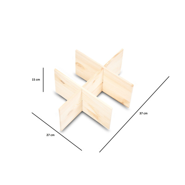 Separator drewniany 37x27x15 cm Separator drewniany 37x27x15 cm