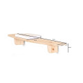 Pólka drewniana ścienna 75 cm Natural wood