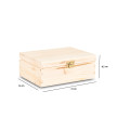 Herbaciarka drewniana 2x16x8,5 cm Natural wood