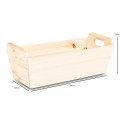 Doniczka drewniana 35x14,5x13 cm Natural wood