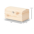 Kuferek drewniany 23x13x12 cm  Natural wood
