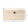 Kuferek drewniany 26x16x13,5 cm Natural wood