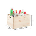 Skrzynka drewniana 40x30x23cm Signal white
