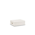 Skrzynka drewniana z deklem 40x30x13,5 cm  Signal white