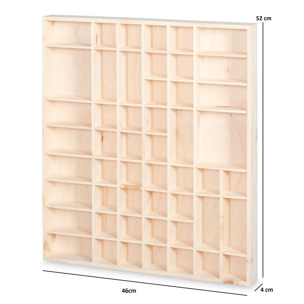 Półka drewniana 52x4x46 /573300  KOLOR NATURALNE DREWNO