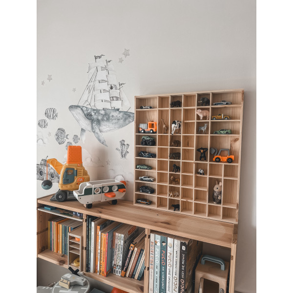 Półka drewniana 52x4x46 /573300  KOLOR NATURALNE DREWNO