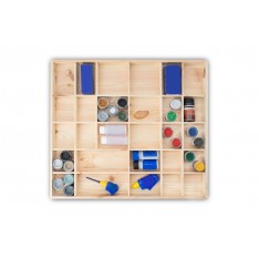 Półka drewniana 52x4x46 /573300 KOLOR NATURALNE DREWNO