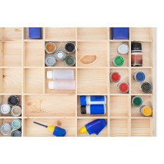 Półka drewniana 52x4x46 /573300 KOLOR NATURALNE DREWNO