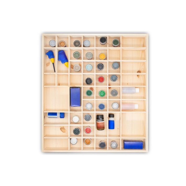 Półka drewniana 52x4x46 /573300  KOLOR NATURALNE DREWNO