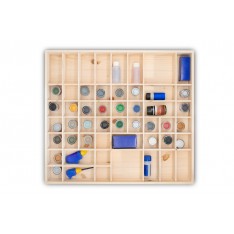 Półka drewniana 52x4x46 /573300 KOLOR NATURALNE DREWNO