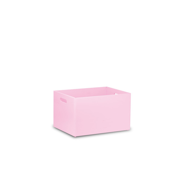 Skrzynka drewniana 40x30x23cm Light pink