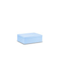 Skrzynka drewniana z deklem 40x30x13,5 /315106A  Pastel blue, bez uchwytów