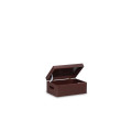 Skrzynka drewniana z deklem 30x20x13,5 cm Sepia brown