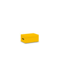 Skrzynka drewniana z deklem 30x20x13,5 cm Signal yellow