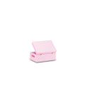 Skrzynka drewniana z deklem 30x20x13,5 cm Light pink