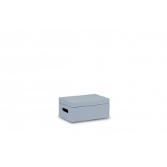 Skrzynka drewniana z deklem 30x20x13,5 cmSilver grey