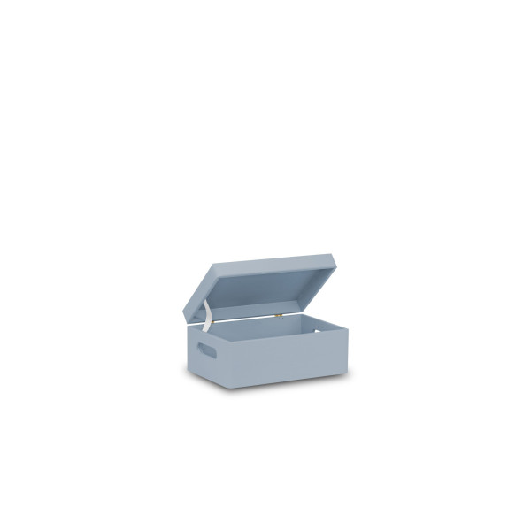 Skrzynka drewniana z deklem 30x20x13,5 cmSilver grey