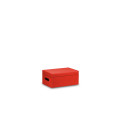 Skrzynka drewniana z deklem 30x20x13,5 cm Pure red