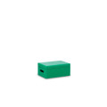 Skrzynka drewniana z deklem 30x20x13,5 cm Mint green