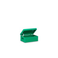 Skrzynka drewniana z deklem 30x20x13,5 cm Mint green