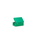 Skrzynka drewniana z deklem 30x20x13,5 cm Mint green