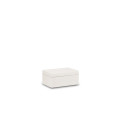 Skrzynka drewniana z deklem ze sklejki  30x20x13,5 cm Biała