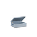 Skrzynka drewniana z deklem 40x30x13,5 cm Silver grey