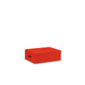 Skrzynka drewniana z deklem 40x30x13,5 cm Pure red
