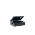 Skrzynka drewniana z deklem 40x30x13,5 /315114 Jet black