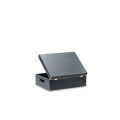 Skrzynka drewniana z deklem 40x30x13,5 /315114 Jet black