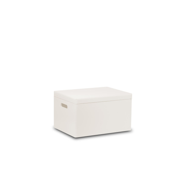 Skrzynka drewniana z deklem 40x30x23cm Singal white