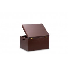 Skrzynka drewniana z deklem 40x30x23cm Sepia brown