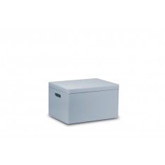 Skrzynka drewniana z deklem 40x30x23cm Silver grey