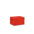 Skrzynka drewniana z deklem 40x30x23cm Pure red